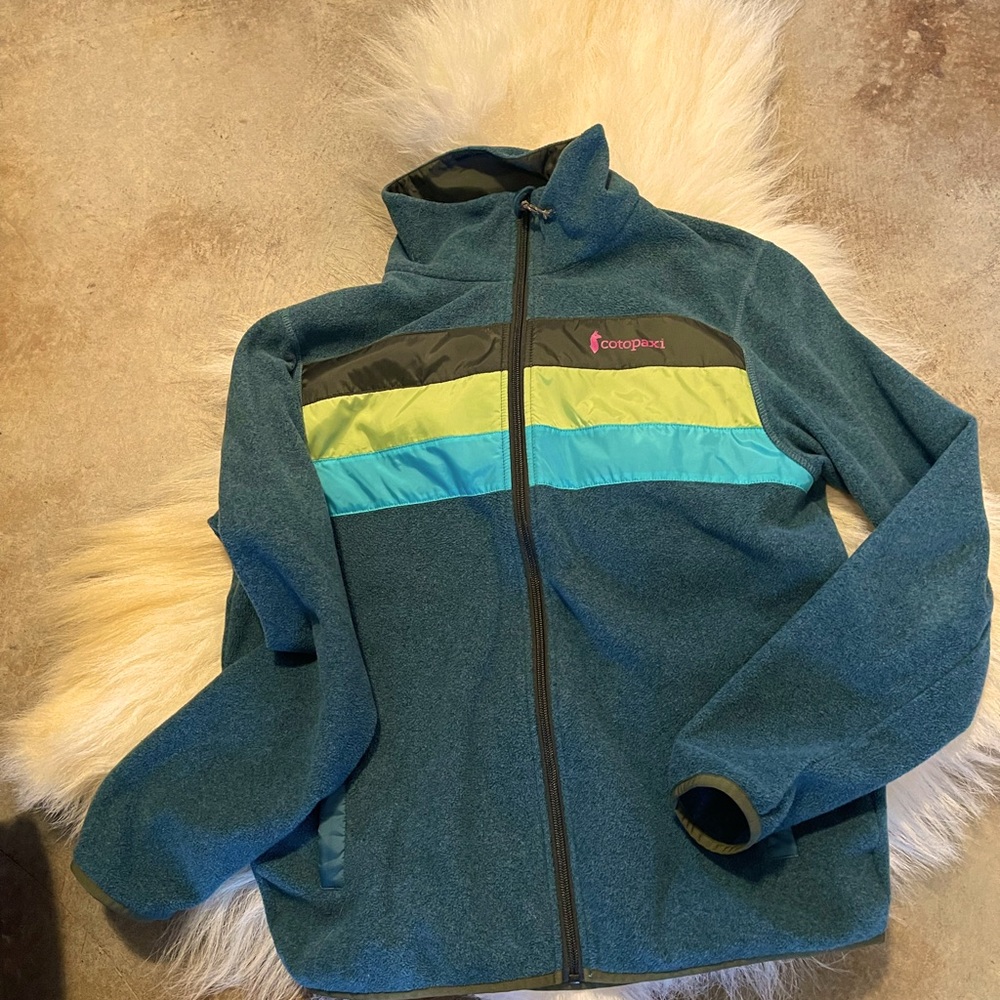 Light fleece jacket great for layering